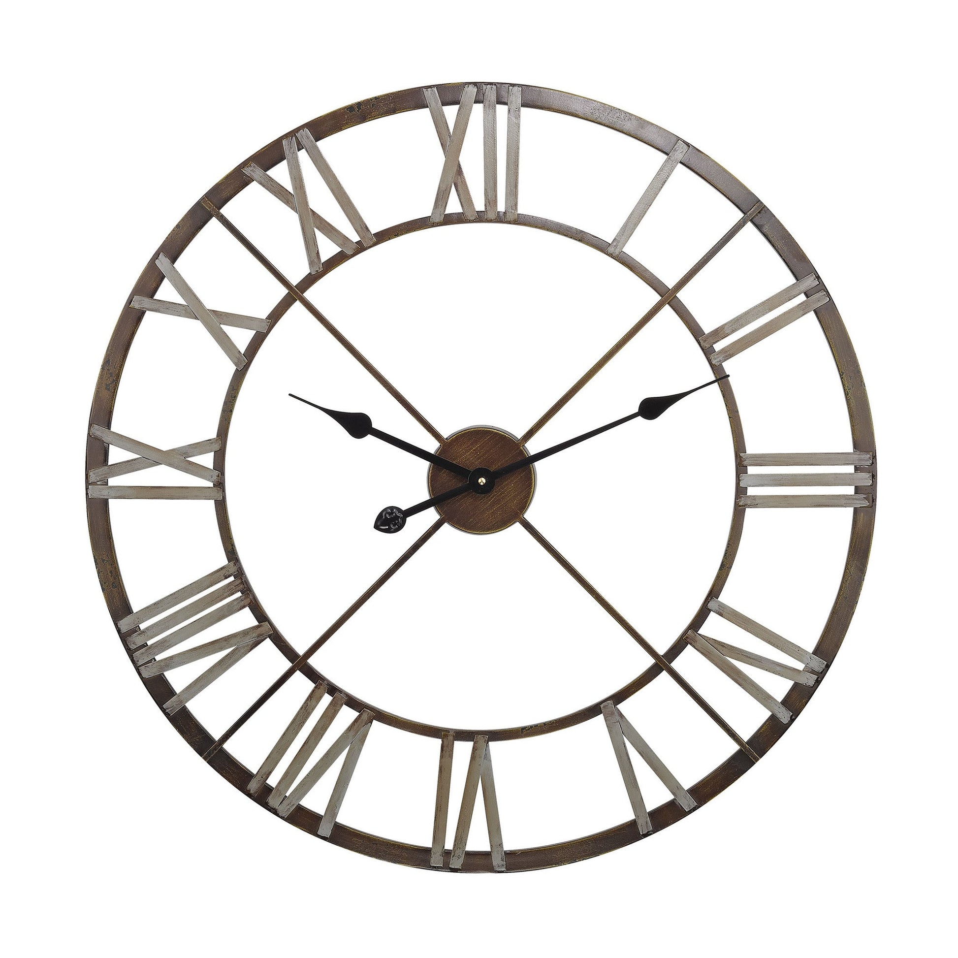 Sterling Industries Open Center Iron Wall Clock  | Modishstore | Clocks