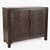 Jofran Gramercy Dark Chevron 2 Door Accent Cabinet