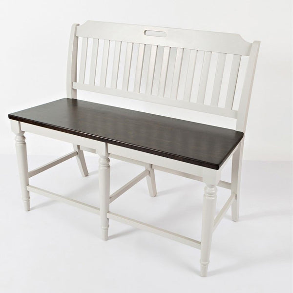 Jofran Orchard Park Slatback Counter Height Bench