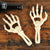 HomArt Skeleton Hand Bottle Opener - Cast Iron - Set of 6 - Feature Image | Modishstore | Holiday