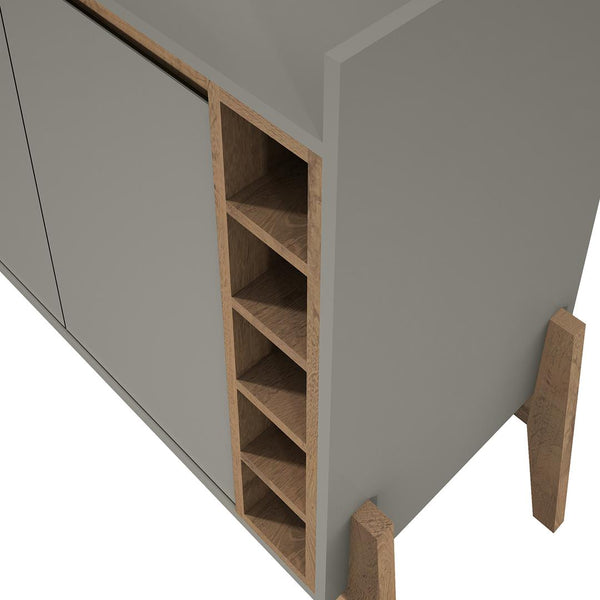 Manhattan Comfort Essence 5-Bottle Wine Buffet Stand | Sideboards | Modishstore-5