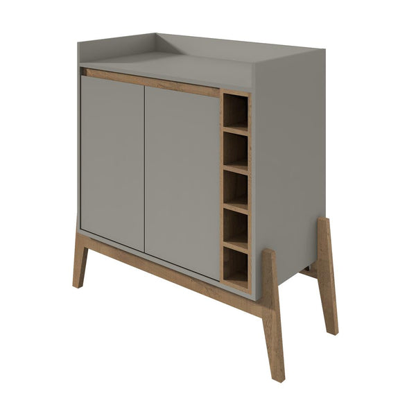 Manhattan Comfort Essence 5-Bottle Wine Buffet Stand | Sideboards | Modishstore-8