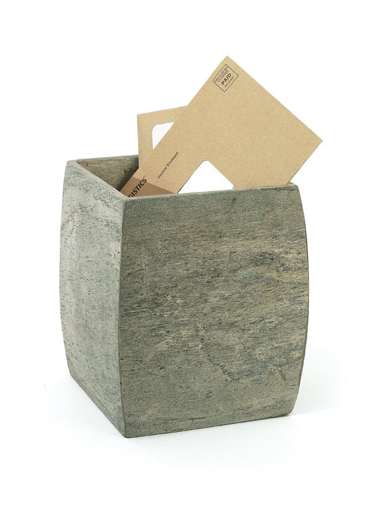 Slate Waste Basket by GO Home