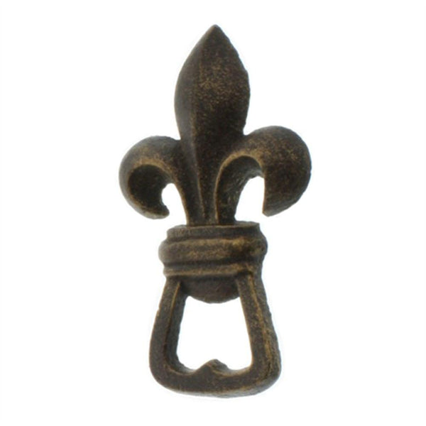 HomArt Fleur De Lys Bottle Opener - Antique Bronze-3