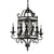 ELK Lighting Mariana 4 Light Chandelier In Blackened Silver - 19103/4 | Modishstore | Chandeliers
