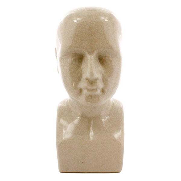HomArt Phrenology Head - Ceramic - Small - Natural - Set of 4-2
