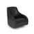 Black Contemporary Style Leather Chair by GO Home