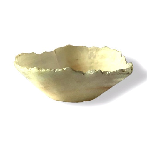 Raw Edge Natural Free Form Onyx Bowl - Small | ModishStore | Decorative Bowls