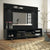 Manhattan Comfort Cabrini TV Stand and Floating Wall TV Panel with LED Lights 2.2 | TV Panels | Modishstore-3