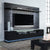 Manhattan Comfort Vanderbilt TV Stand and Cabrini 2.2 Floating Wall TV Panel with LED Lights | TV Panels | Modishstore-9