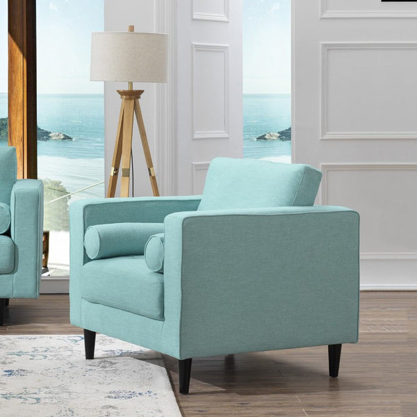 Manhattan Comfort Arthur 2-Piece Tweed Armchairs | Armchairs | Modishstore-19