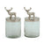 Pair Of Bambee Jars by GO Home