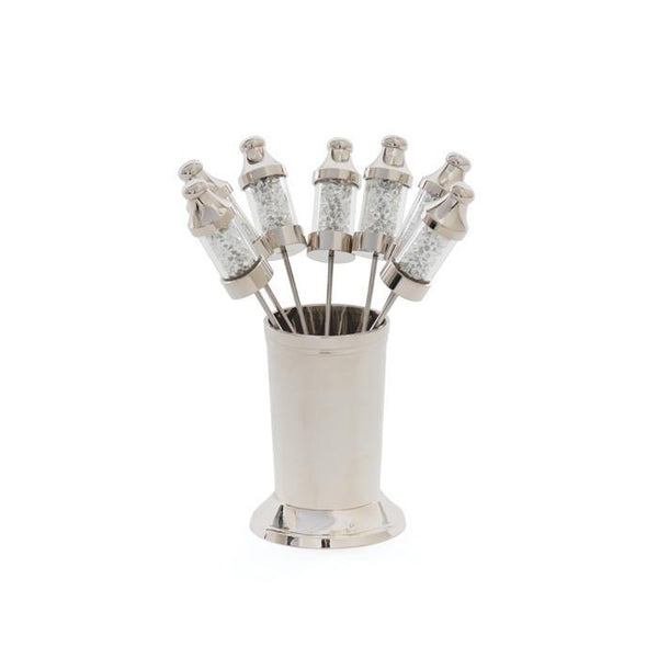 Set Of Nine Whitcomb Olive Picks by GO Home
