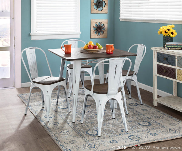 LumiSource Oregon 5 Piece Dining Set-10