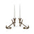 Pair of Anchor Candlesticks by GO Home