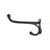 HomArt Mudroom Wall Hook - Black - Set of 4-2