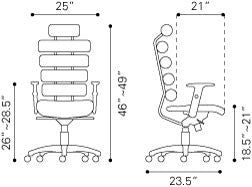 Zuo Unico Office Chair | Office Chairs | Modishstore-10