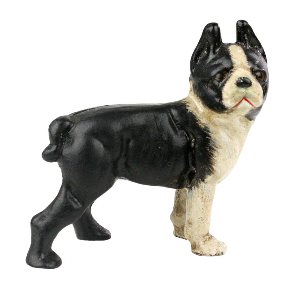 HomArt Tyson the Boston Terrier - Cast Iron - Set of 4-2
