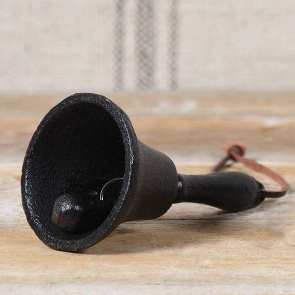 HomArt Dinner Bell - Cast Iron - Black - Set of 6-4