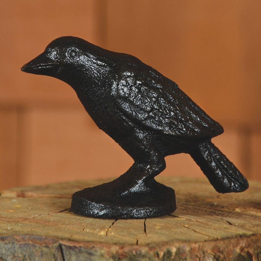 HomArt Black Crow - Cast Iron - Black - Set of 12 - Feature Image | Modishstore | Sculptures