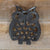 HomArt Owl Trivet - Cast Iron - Black - Set of 4-4