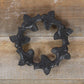HomArt Bird Trivet - Cast Iron - Black - Set of 4-4