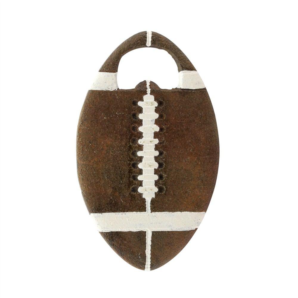 HomArt Football Bottle Opener - Cast Iron - Rust - Set of 6-2