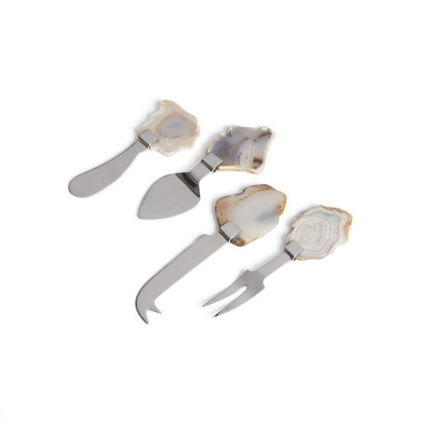 Set of Four Saunders Cheese Knives by GO Home