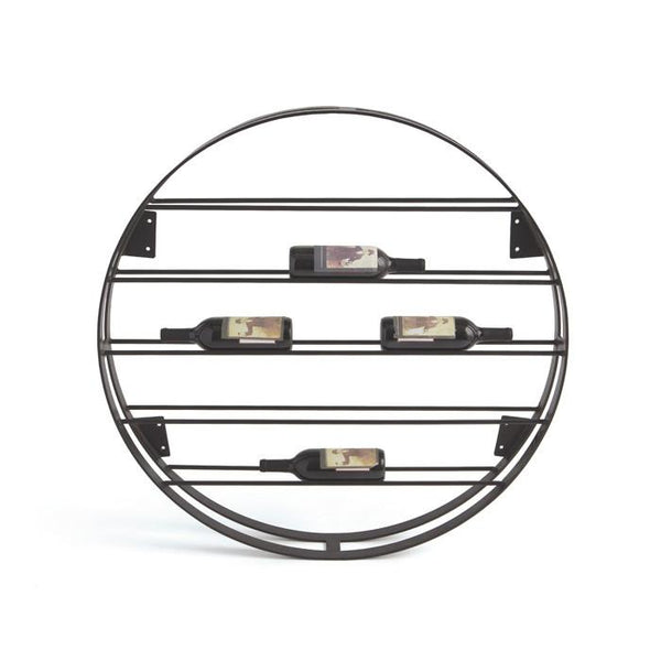 Round Ladder Wine Rack by GO Home