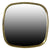 HomArt Payton Organic Metal Mirror - Brass-2