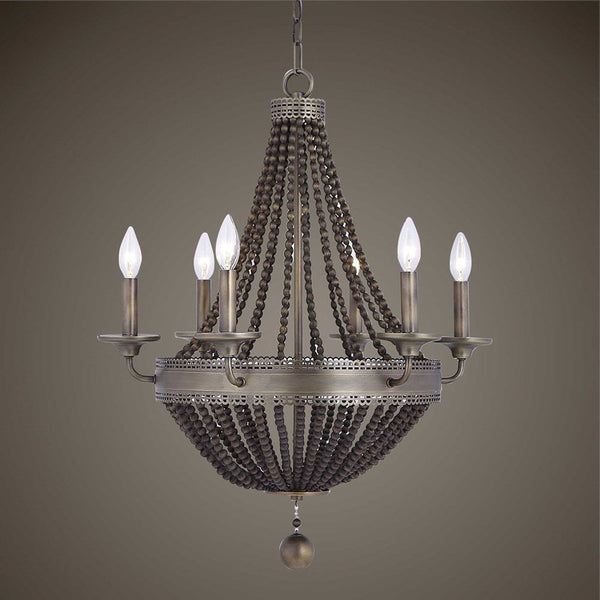 Uttermost Thursby 6 Lights Chandelier | Modishstore | Chandeliers