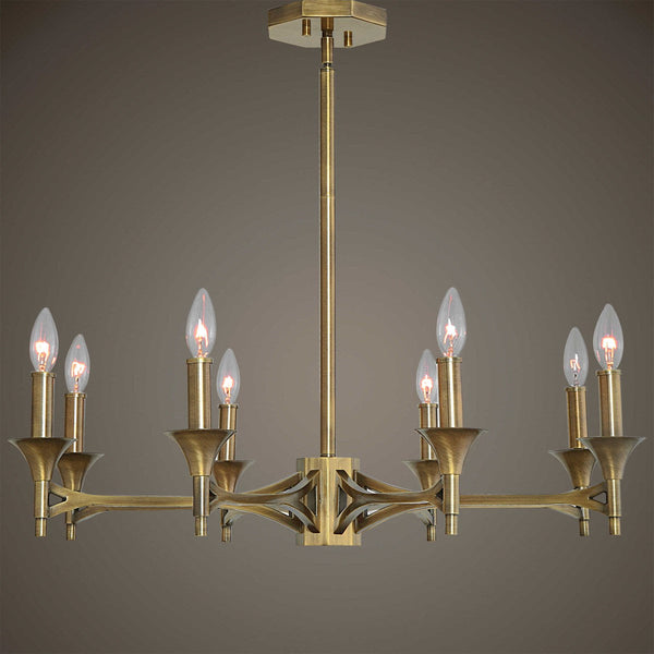 Uttermost Brant 8 LT. Chandelier | Modishstore | Chandeliers