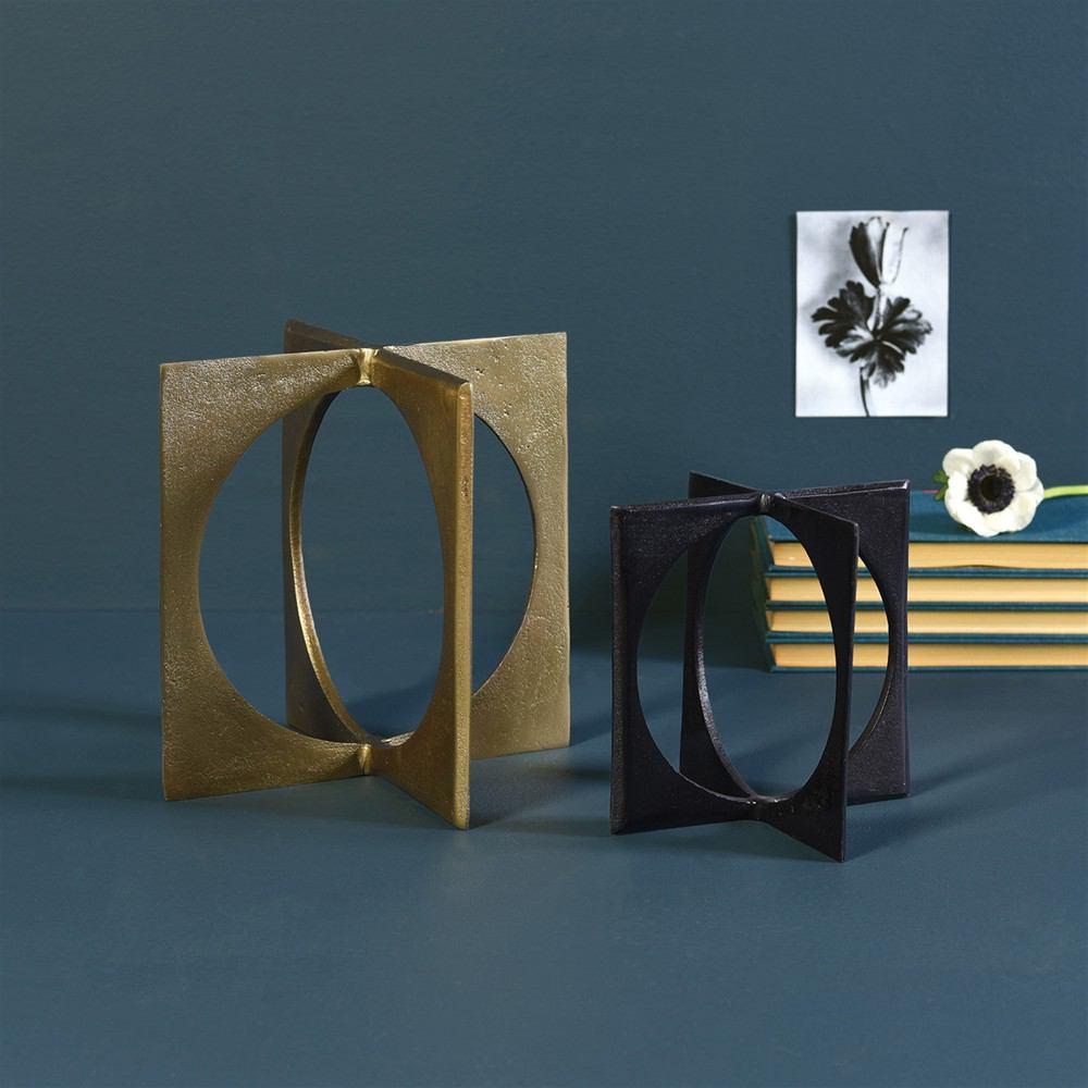 HomArt Square with Circle - Set of 2 | Modishstore | Home Accents
