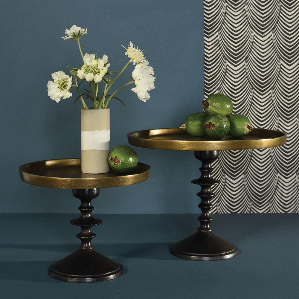 HomArt Morgan Pedestal - Brass & Bronze-7