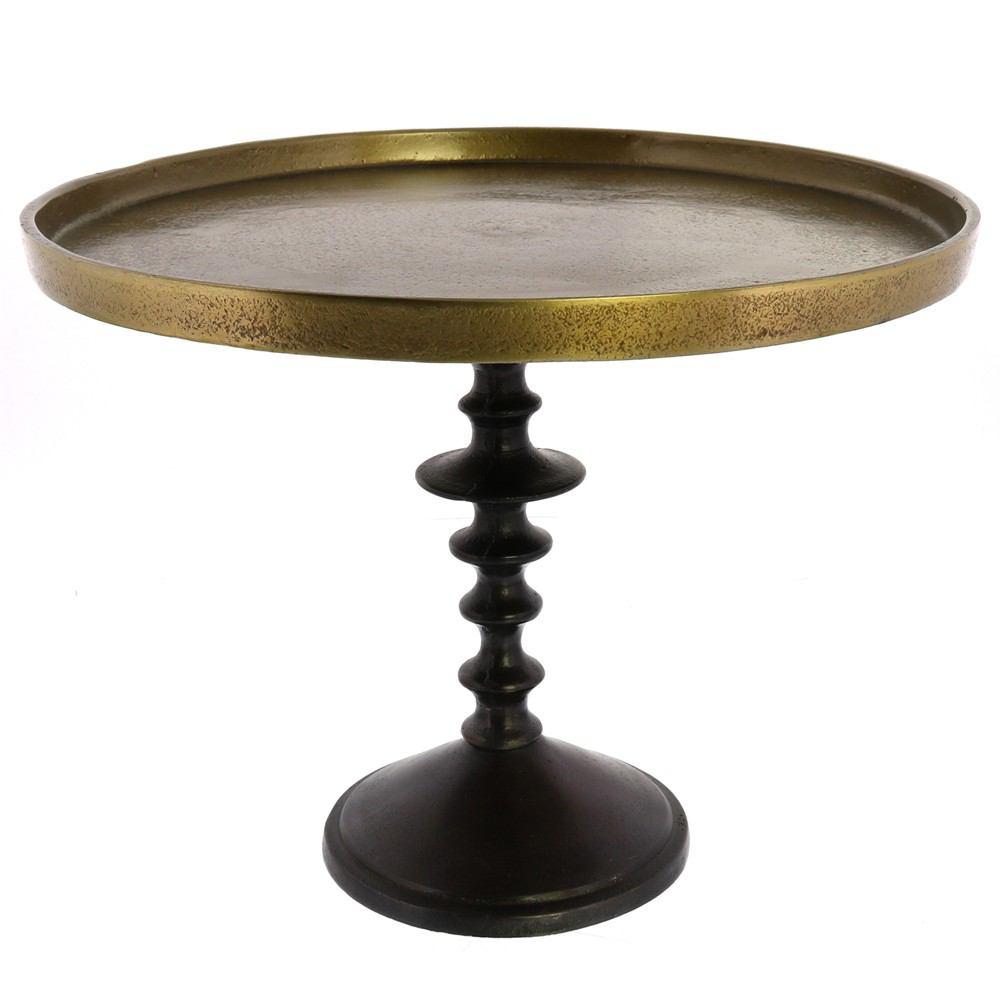 HomArt Morgan Pedestal - Brass & Bronze - Feature Image-2