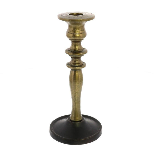 HomArt Sasha Taper Holder - Brass & Bronze - Small-3