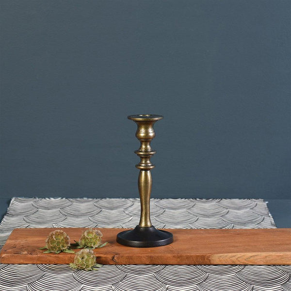 HomArt Sasha Taper Holder - Brass & Bronze - Set of 4-5