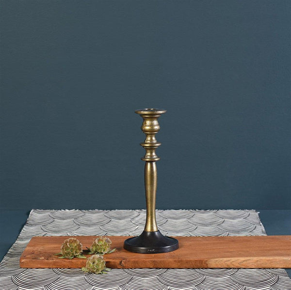 HomArt Sasha Taper Holder - Brass & Bronze - Set of 4-7