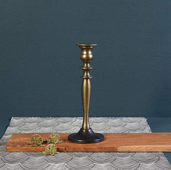 HomArt Sasha Taper Holder - Brass & Bronze - Set of 4-9