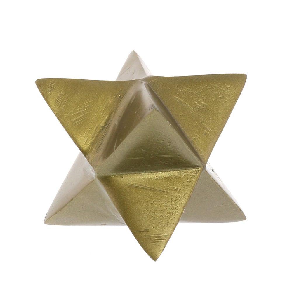 HomArt 8-Point Star - Brass - Set of 4-2