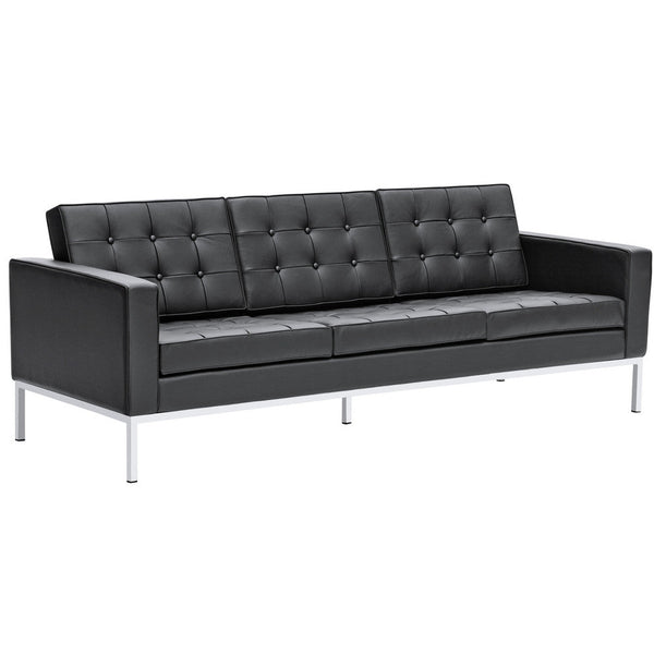 Fine Mod Imports Button Sofa in Leather | Sofas | Modishstore-4