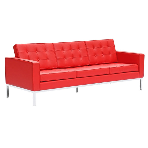 Fine Mod Imports Button Sofa in Leather | Sofas | Modishstore-5