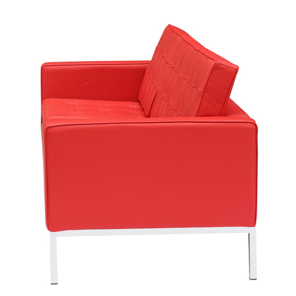 Fine Mod Imports Button Sofa in Leather | Sofas | Modishstore-12