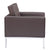 Fine Mod Imports Button Arm Chair in Leather | Armchairs | Modishstore-9