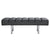 Fine Mod Imports Classic Leather Bench 2 Seater | Stools & Benches | Modishstore-4