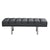 Fine Mod Imports Classic Leather Bench 2 Seater | Stools & Benches | Modishstore-5