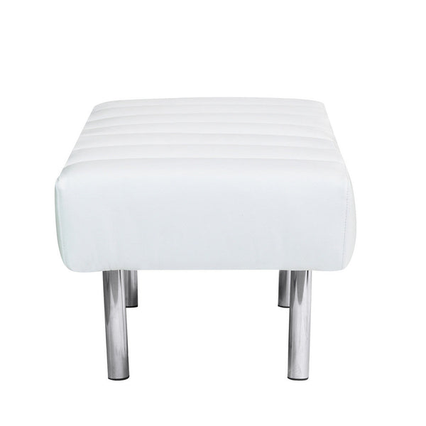 Fine Mod Imports Classic Leather Bench 2 Seater | Stools & Benches | Modishstore-9