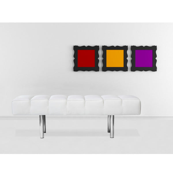 Fine Mod Imports Classic Leather Bench 2 Seater | Stools & Benches | Modishstore-11