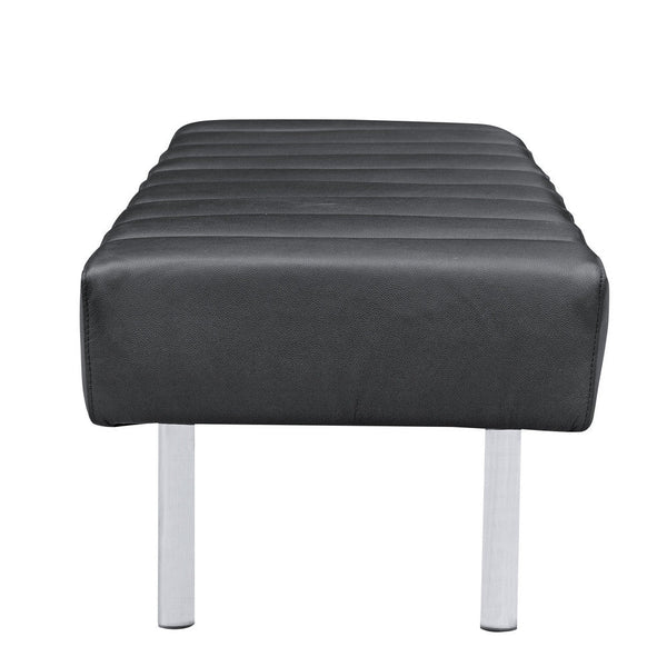 Fine Mod Imports Classic Leather Bench 3 Seater | Stools & Benches | Modishstore-6