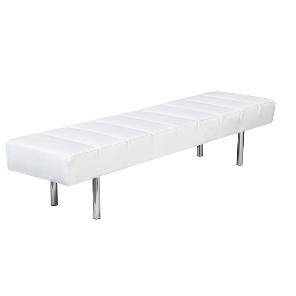 Fine Mod Imports Classic Leather Bench 3 Seater | Stools & Benches | Modishstore-3
